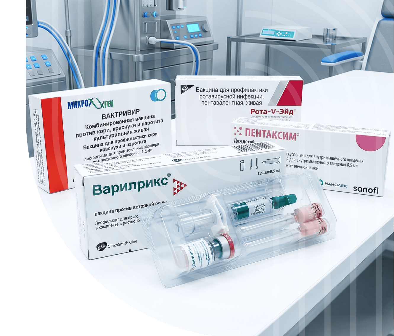 Дефицитные вакцины  в наличии